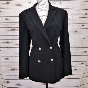 Lauren Ralph Lauren Black Wool Blazer